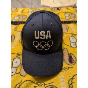 Sochi USA Olympic Team Hat Budweiser StrapBack Navy Blue Baseball Hat